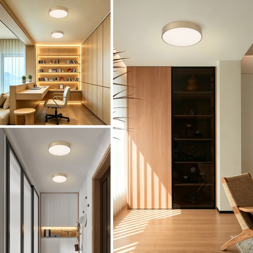 BRILAGI - LED regulējams griestu gaismeklis POOL LED/36W/230V 3000-6000K Ø 30 cm zelta + ar tālvadības pulti
