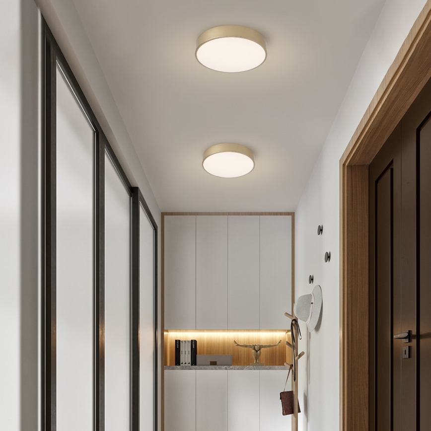 BRILAGI - LED regulējams griestu gaismeklis POOL LED/36W/230V 3000-6000K Ø 30 cm zelta + ar tālvadības pulti