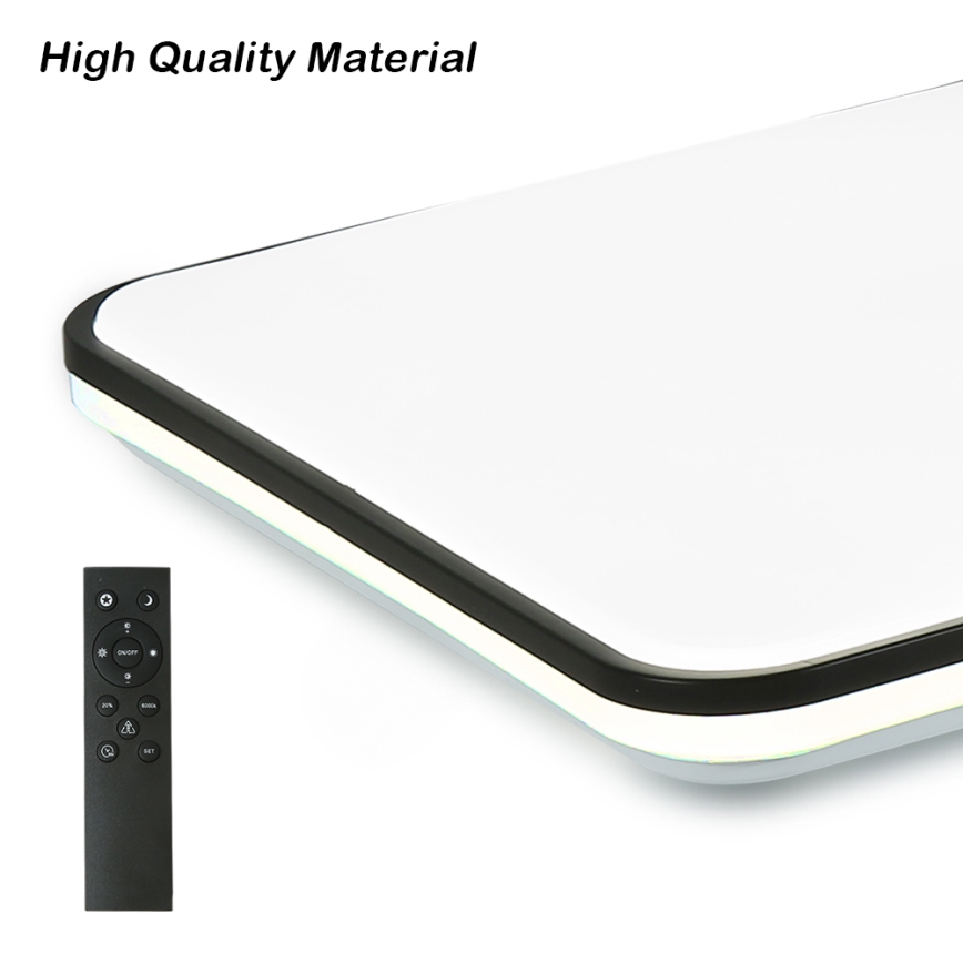 Brilagi - LED dimējams griestu gaismeklis SMART LED/36W/230V 53x53 cm 3000-6000K Wi-Fi Tuya Beacon + tālvadības pults