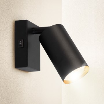 Brilagi - dimmējams LED sienas spot gaismeklis SELE 1xGU10/6,5W/230V 2700-6500K melna/zelta