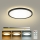 Brilagi - Dimmējams ULTRA SLIM LED griestu gaismeklis LED/18W/230V 2700–6500K Ø 30 cm melns + tālvadības pults