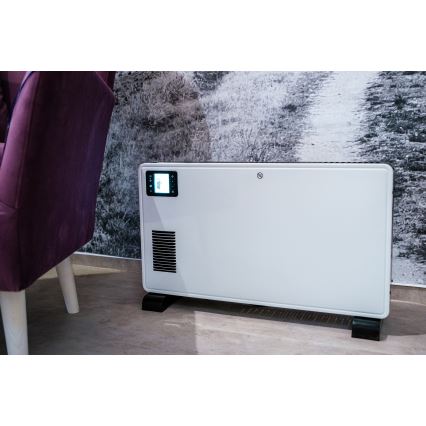 Brilagi - Elektriskais konvektora sildītājs 1000/1300/2300W LCD/taimeris/TURBO/termostats, balts+ TP