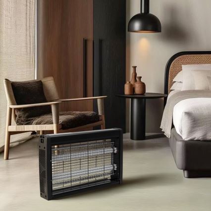 Brilagi - Elektriskais kukaiņu ķērājs 2xUV/10W/230V 60 m2 melns