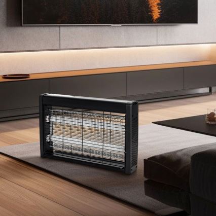 Brilagi - Elektriskais kukaiņu ķērājs 2xUV/10W/230V 60 m2 melns