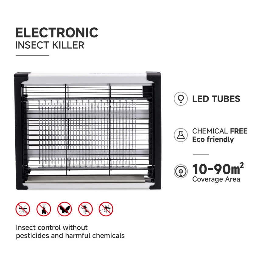 Brilagi - Elektriskais kukaiņu ķērājs 2xUV/7,5W/230V 90 m2