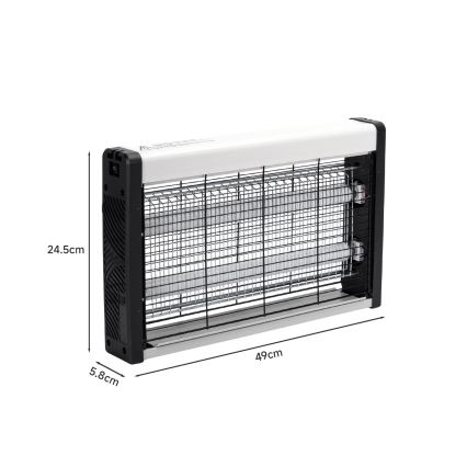 Brilagi - Elektriskais kukaiņu lapačs 2xUV/15W/230V 80 m2