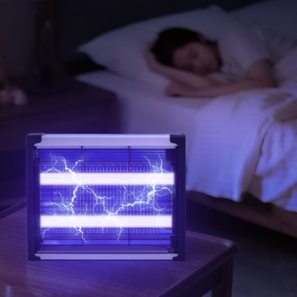 Brilagi - Elektriskais kukaiņu slazds 2x UV / 5 W / 230 V 70 m²
