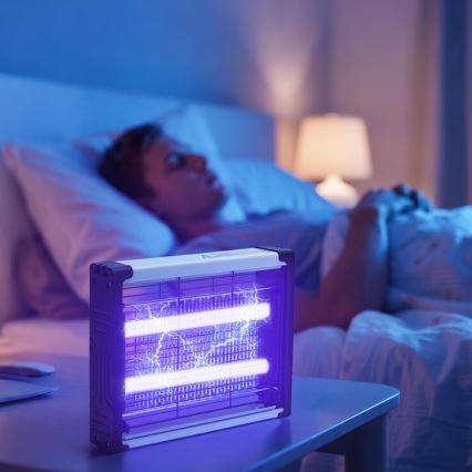 Brilagi - Elektriskais kukaiņu slazds 2x UV / 5 W / 230 V 70 m²