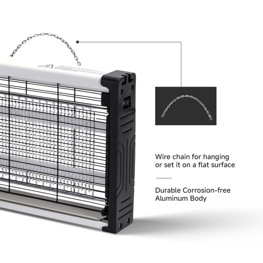 Brilagi - Elektriskais kukaiņu slazds 2x UV / 5 W / 230 V 70 m²