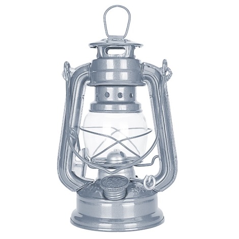 Brilagi - Eļļas lampa LANTERN 19 cm sudraba