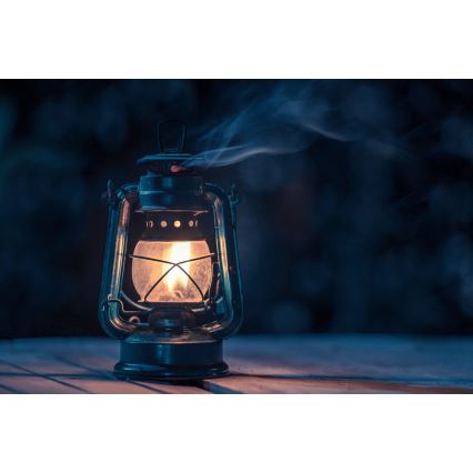 Brilagi - Eļļas lampa LANTERN 19 cm tumši zila