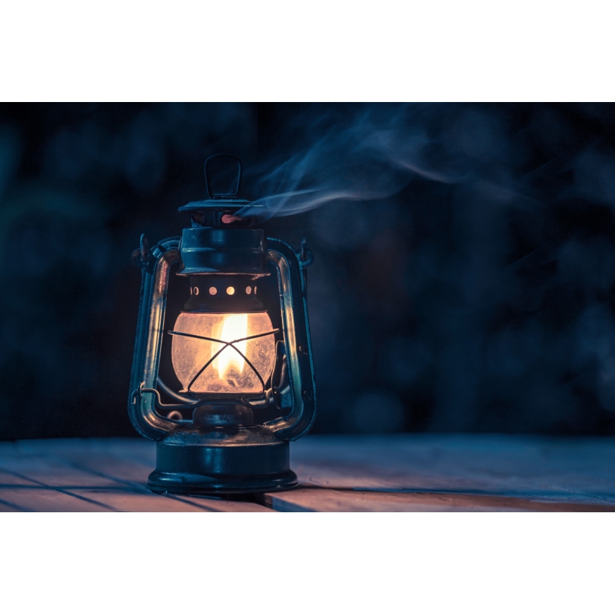 Brilagi - Eļļas lampa LANTERN 19 cm tumši zila