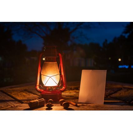 Brilagi - Eļļas lampa LANTERN 31 cm sarkana