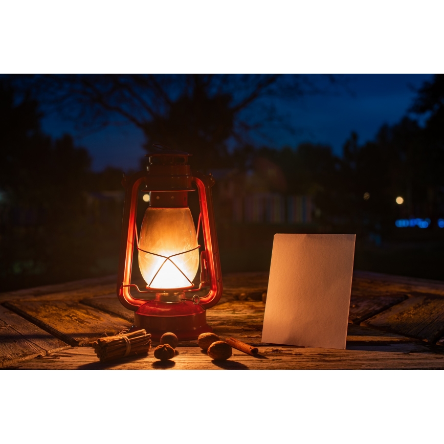 Brilagi - Eļļas lampa LANTERN 31 cm sarkana