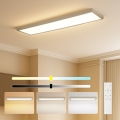 Brilagi - FRAME SMART LED vannas istabas griestu gaismeklis ar regulējamu spilgtumu LED/50W/230V 120x30 cm 3000-6000K IP44 bēšs + tālvadības pults