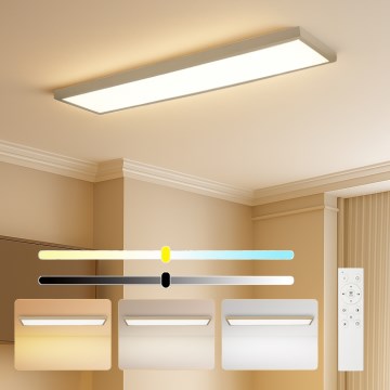 Brilagi - FRAME SMART LED vannas istabas griestu gaismeklis ar regulējamu spilgtumu LED/50W/230V 120x30 cm 3000-6000K IP44 bēšs + tālvadības pults
