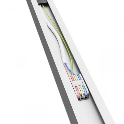 Brilagi - LED griestu virsmas gaismeklis FULLDAY LED/20/30/40W/230V 2700/4000/6000K 120 cm UGR19 balts