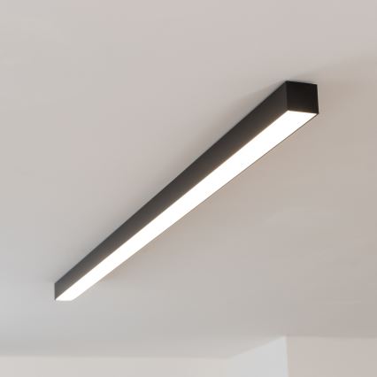 Brilagi - Piestiprināms LED griestu gaismeklis FULLDAY LED/10/15/20W/230V 2700/4000/6000K 60 cm UGR19 melns