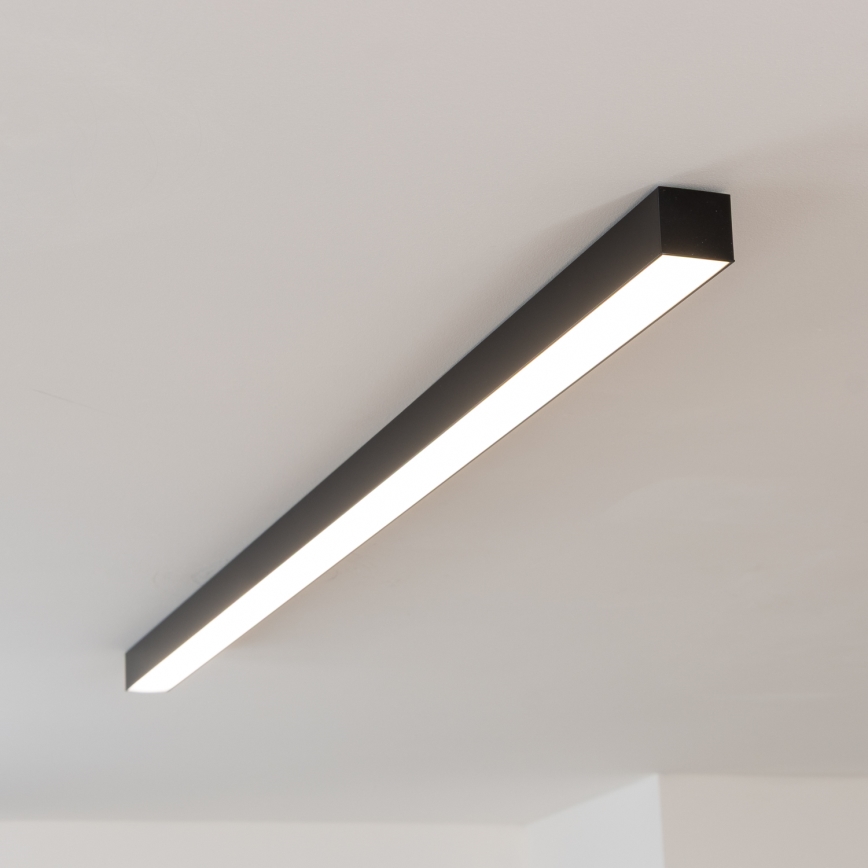 Brilagi - Piestiprināms LED griestu gaismeklis FULLDAY LED/10/15/20W/230V 2700/4000/6000K 60 cm UGR19 melns