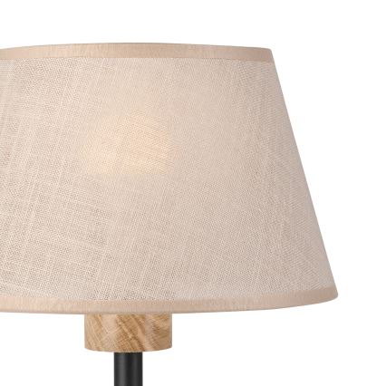Brilagi - Galda lampa ANTHONY 1xE27/60W/230V ozols/bēša