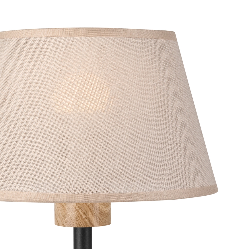 Brilagi - Galda lampa ANTHONY 1xE27/60W/230V ozols/bēša