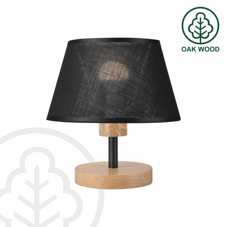 Brilagi - Galda lampa ANTHONY 1xE27/60W/230V ozols/melna