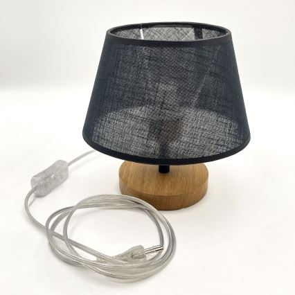Brilagi - Galda lampa ANTHONY 1xE27/60W/230V ozols/melna