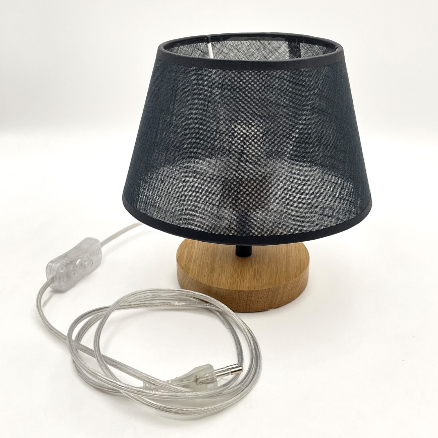 Brilagi - Galda lampa ANTHONY 1xE27/60W/230V ozols/melna