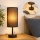 Brilagi - Galda lampa ar USB pieslēgvietu TABLON 1xE27/25W/230V melna