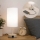 Brilagi - Galda lampa ar USB portu TABLON 1xE27/25W/230V bēša/balta