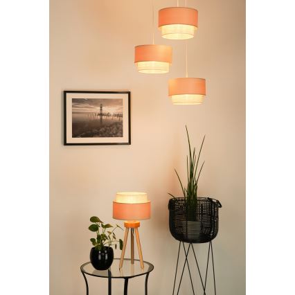 Brilagi - Galda lampa ARIZONA BOHO 1xE27/15W/230V bēša