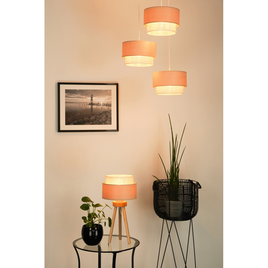 Brilagi - Galda lampa ARIZONA BOHO 1xE27/15W/230V bēša
