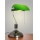 Brilagi - Galda lampa BANK OFFICE 1xE27/60W/230V melna/sudraba/zaļa