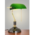 Brilagi - Galda lampa BANK OFFICE 1xE27/60W/230V melna/zelta/zaļa