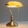 Brilagi - Galda lampa BANK OFFICE 1xE27/60W/230V misiņš/oranža