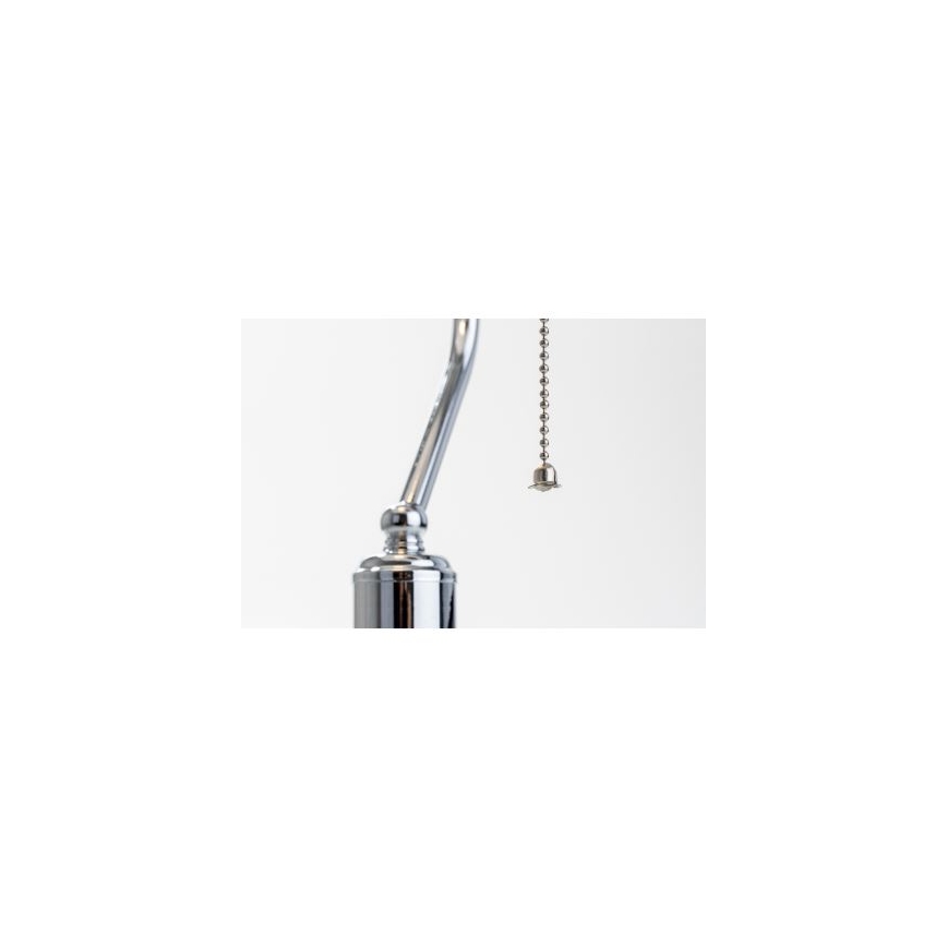 BRILAGI - Galda lampa BANK OFFICE 1xE27/60W/230V spīdīgs hroms/balta
