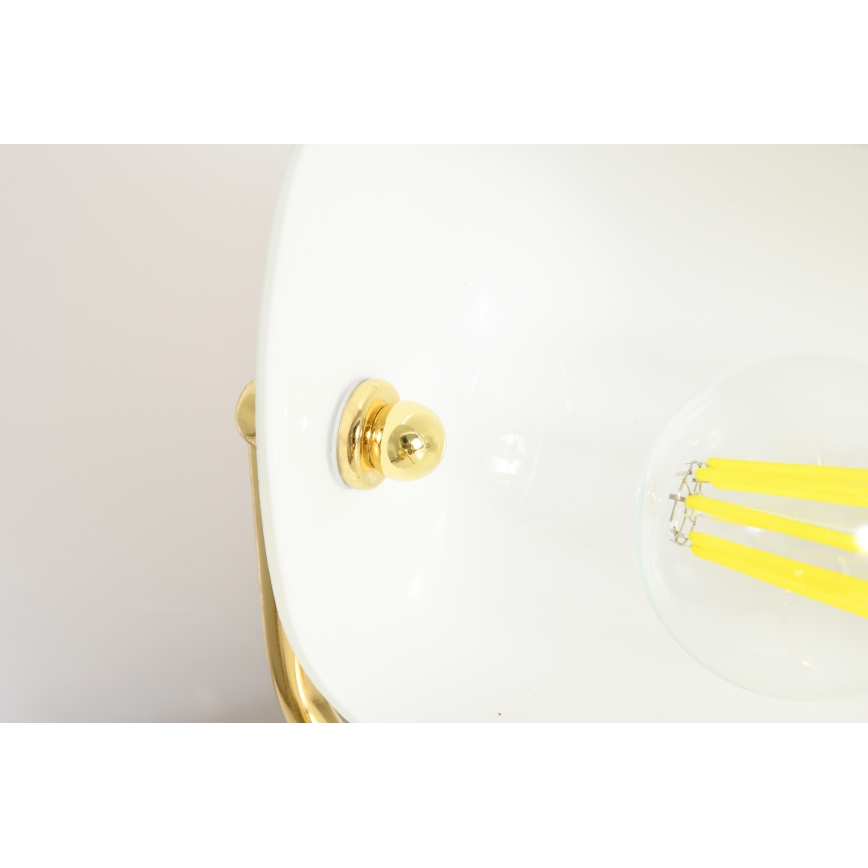 Brilagi - Galda lampa BANK OFFICE 1xE27/60W/230V zelta/balta