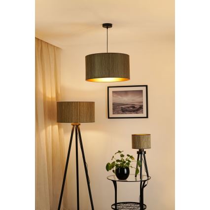 Brilagi - Galda lampa BOSTON ROLLER 1xE27/15W/230V salmi brūna/zelta