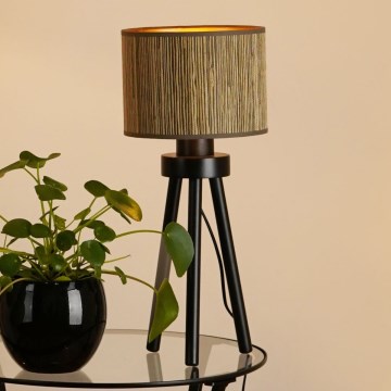 Brilagi - Galda lampa BOSTON ROLLER 1xE27/15W/230V salmi brūna/zelta