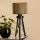 Brilagi - Galda lampa BOSTON ROLLER 1xE27/15W/230V salmi brūna/zelta