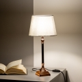 BRILAGI - Galda lampa CERIA 1xE14/40W/230V Ø 20,5 cm melna/miedzaina/pelēka