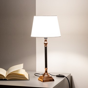 BRILAGI - Galda lampa CERIA 1xE14/40W/230V Ø 20,5 cm melna/vara krāsas/balta