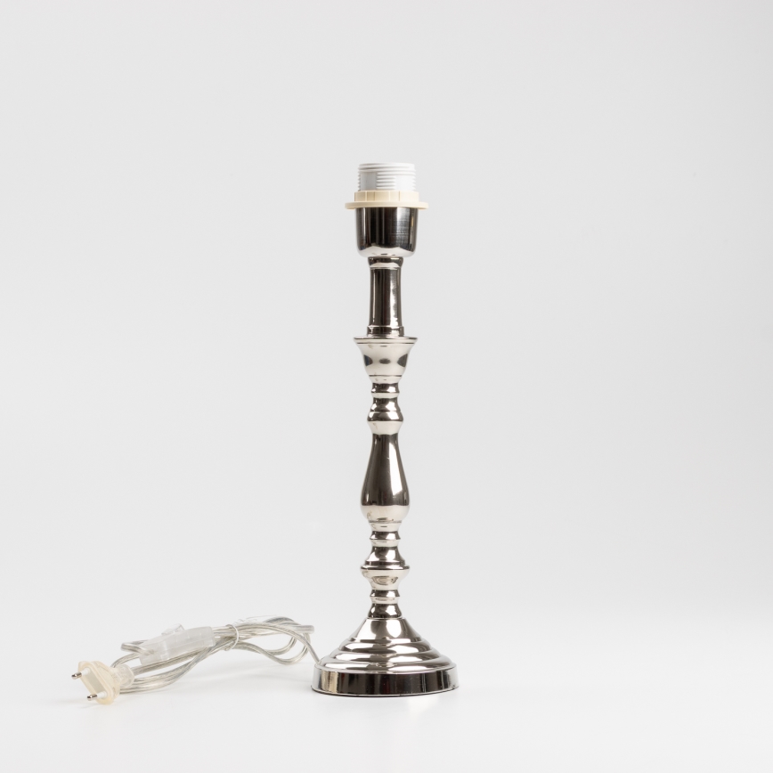 Brilagi - Galda lampa CERIA 1xE27/60W/230V Ø 25 cm spīdīgs hroms/zaļa