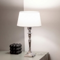BRILAGI - Galda lampa CERIA 1xE27/60W/230V Ø 25 cm sudraba/balta