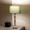 BRILAGI - Galda lampa CERIA 1xE27/60W/230V Ø 25 cm sudraba/zaļa