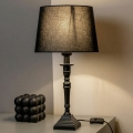 Brilagi - Galda lampa CERIA 1xE27/60W/230V Ø 30 cm brūna/melna