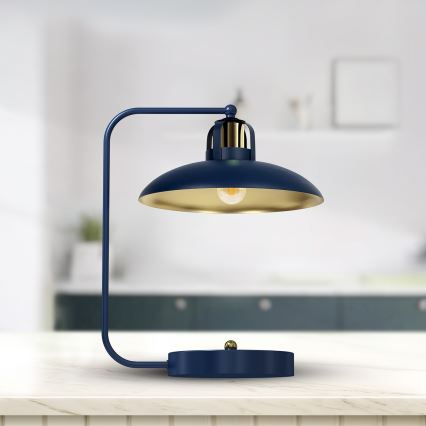Brilagi - Galda lampa FLAMENGO 1xE27/60W/230V zila