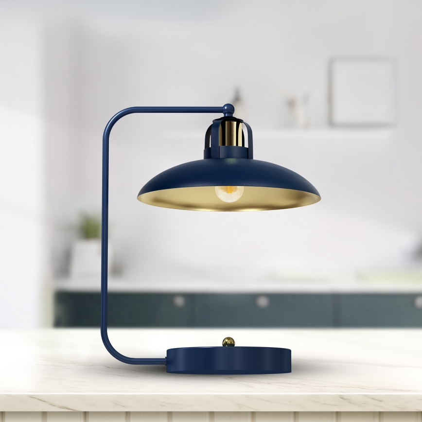 Brilagi - Galda lampa FLAMENGO 1xE27/60W/230V zila