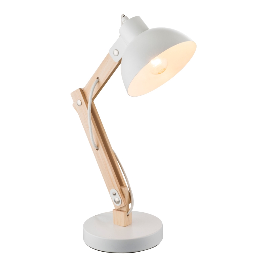 Brilagi - Galda lampa FOCUS 1xE27/40W/230V balta