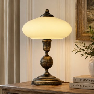 BRILAGI - Galda lampa MOLLERO 1xE14/11W/230V bronza/patīna